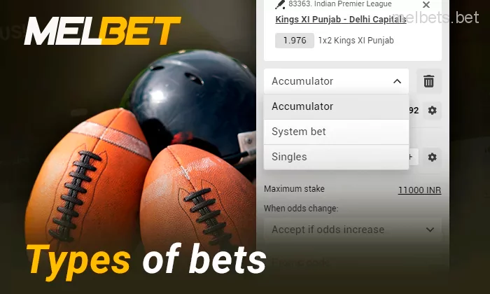 Types of match betting for Pakistanis at Melbet